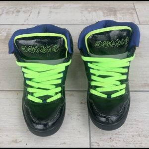 Osiris Bronx Hightop Skater Shoes - Galaxy Cube